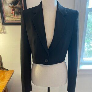 Aritzia - Women's Black Crop Blazer - New ( 2 XS)
